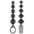 Satisfyer Love Beads - helmiä anukseen -setti (musta)
