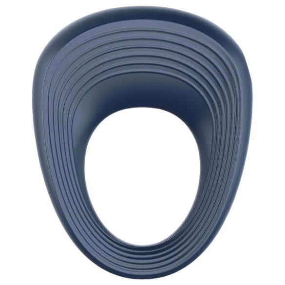 Satisfyer Power Ring - vibraattoripenisharja - vesitiivis - harmaa