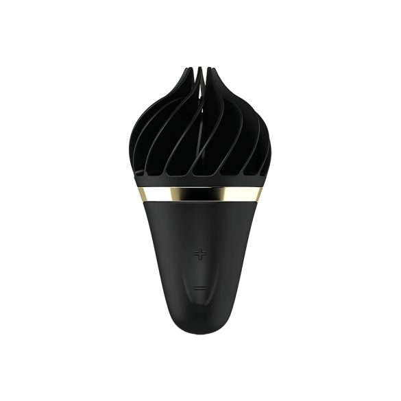 Satisfyer Sweet Treat - ladattava pyörivä klitoriskiihotin (mustaa)