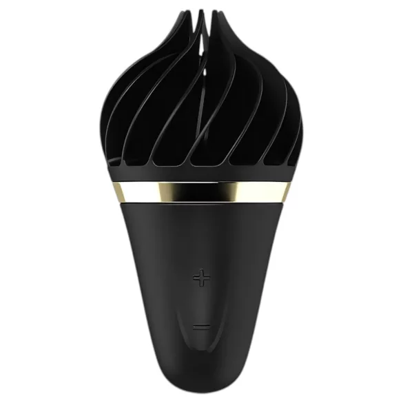 Satisfyer Sweet Treat - klitoriskiihotin - pyörivä - ladattava - musta