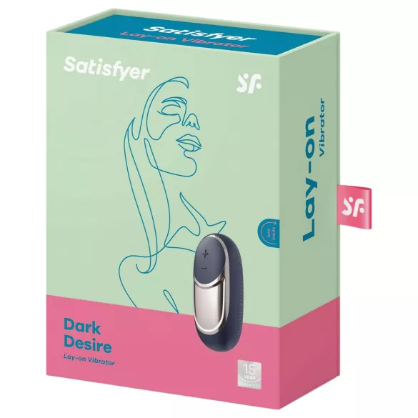 Satisfyer Dark Desire - klitoriskiihotin - ladattava - musta