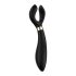 Satisfyer Endless Fun - ladattava, vedenkestävä parivibraattori (musta)