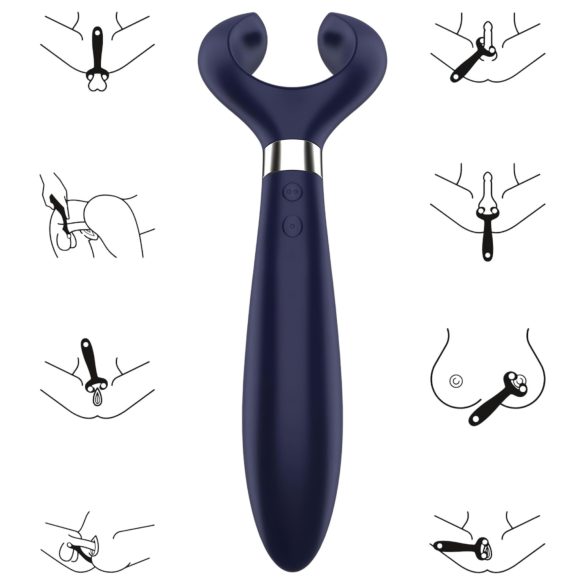 Satisfyer Endless Fun - pariskäyttöön vibraattori - ladattava, vedenkestävä