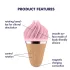 Satisfyer Sweet Treat - klitoriskiihotin - ladattava, pyörivä - pinkki/ruskea