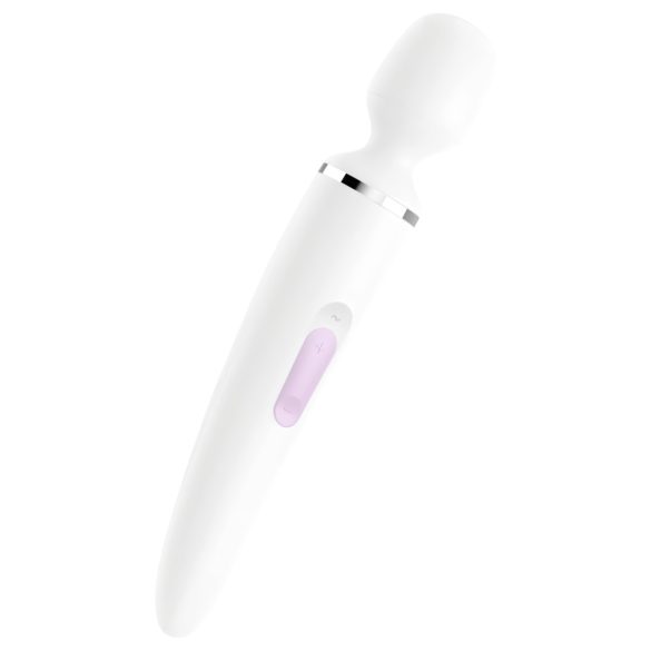 Satisfyer Wand-er Woman - vedenkestävä hierontavibraattori (valkoinen)