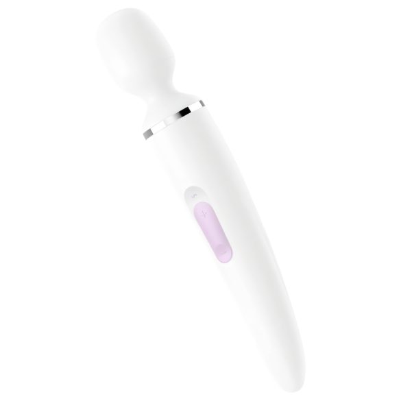 Satisfyer Wand-er Woman - vedenkestävä hierontavibraattori (valkoinen)