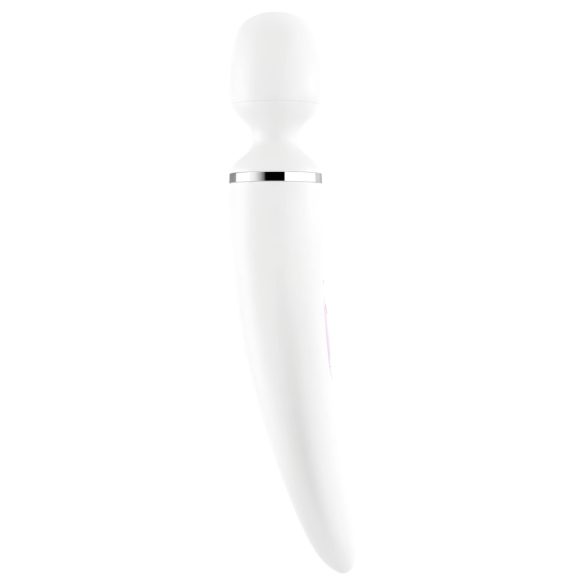 Satisfyer Wand-er Woman - vedenkestävä hierontavibraattori (valkoinen)