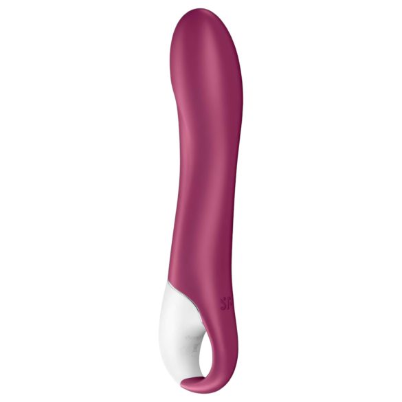 Satisfyer Big Heat - ladattava, lämpiävä G-pistevibraattori (punainen)