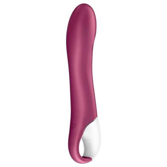 Satisfyer Big Heat - ladattava, lämpiävä G-pistevibraattori (punainen)