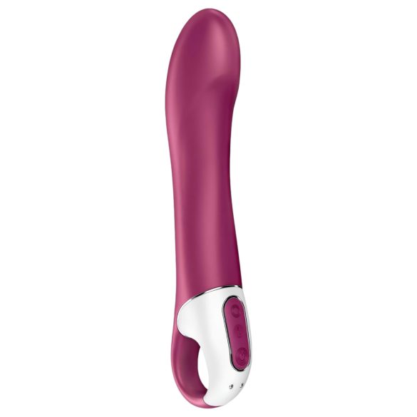 Satisfyer Big Heat - ladattava, lämpiävä G-pistevibraattori (punainen)