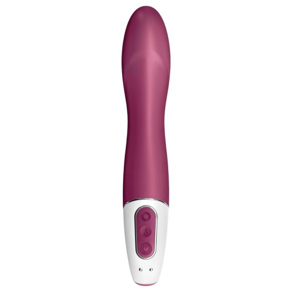 Satisfyer Big Heat - ladattava, lämpiävä G-pistevibraattori (punainen)