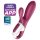 Satisfyer Hot Bunny - Älykäs lämmitettävä klitorisvibraattori (punainen)
