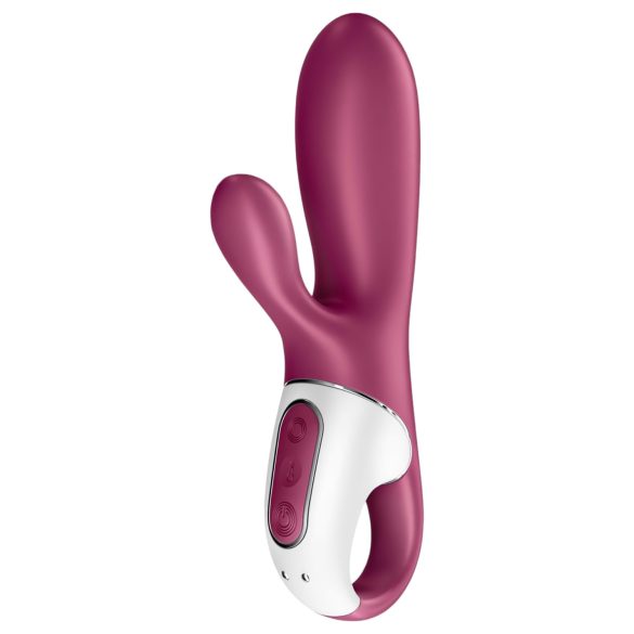 Satisfyer Hot Bunny - klitorisvibraattori kuumennuksella älytoiminto punainen
