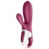 Satisfyer Hot Bunny - klitorisvibraattori kuumennuksella älytoiminto punainen