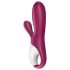 Satisfyer Hot Bunny - klitorisvibraattori kuumennuksella älytoiminto punainen