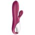 Satisfyer Hot Bunny - klitorisvibraattori kuumennuksella älytoiminto punainen