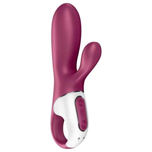 Satisfyer Hot Bunny - klitorisvibraattori kuumennuksella älytoiminto punainen