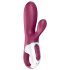 Satisfyer Hot Bunny - klitorisvibraattori kuumennuksella älytoiminto punainen