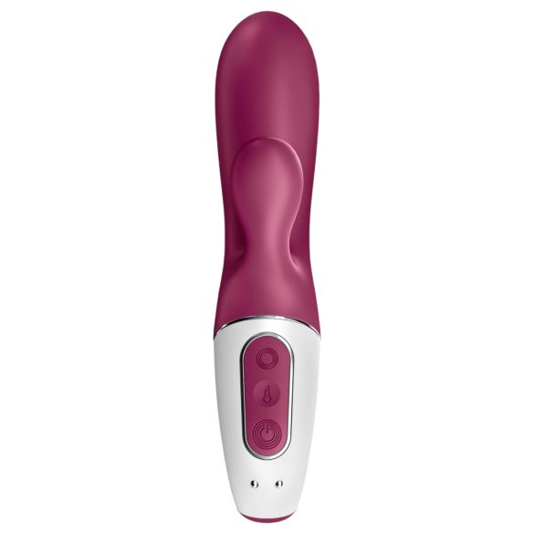Satisfyer Hot Bunny - klitorisvibraattori kuumennuksella älytoiminto punainen