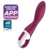 Satisfyer Heated Thrill - Smart lämmitettävä vibraattori (punainen)
