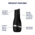 Satisfyer Men Classic - manuaalinen imumasturbaattori (hopea)