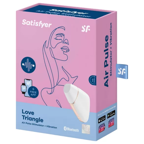 Satisfyer Love Triangle - älykkäästi ohjattava klitoriskiihotin ilmapulssi