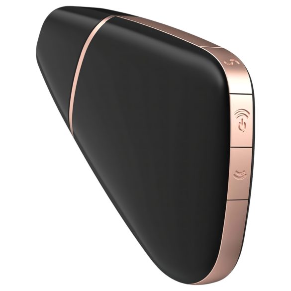 Satisfyer Love Triangle - älykkäästi ohjattava klitoriskiihotin - musta