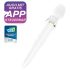 Satisfyer Double Wand-er - Älykäs vibraattori (valkoinen)