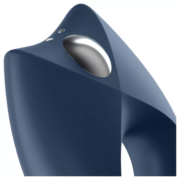 Satisfyer Royal One - älykkäästi värisevä penisrengas - sininen