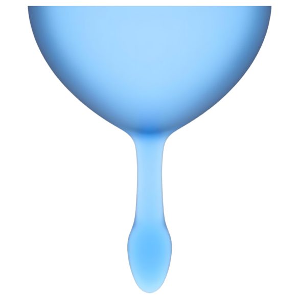 Satisfyer Feel Good - kuukautiskuppisetti - 2 kpl - sininen