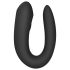 Satisfyer Double Joy - älykäs vedenpitävä parivibraattori (musta)
