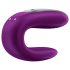 Satisfyer Double Fun - älykäs parivibraattori (violetti)