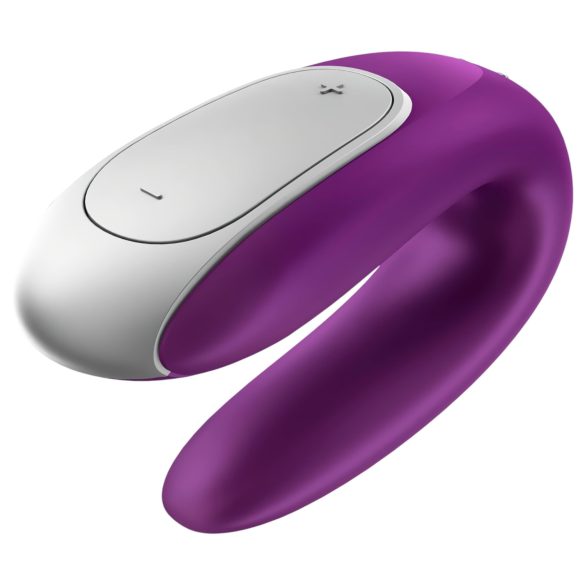 Satisfyer Double Fun - parivibraattori - Bluetooth - lila