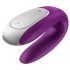 Satisfyer Double Fun - älykäs parivibraattori (violetti)