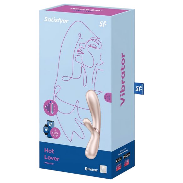 Satisfyer Hot Lover - älyvibraattori - hopea