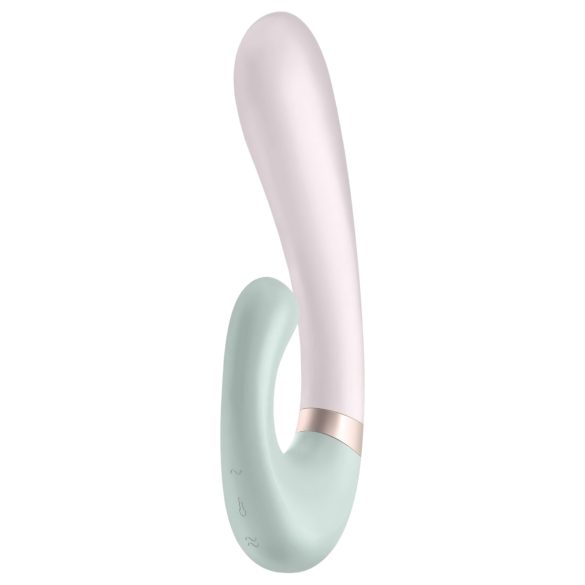 Satisfyer Heat Wave - älykäs lämmittävä vartalovibraattori (minttu)
