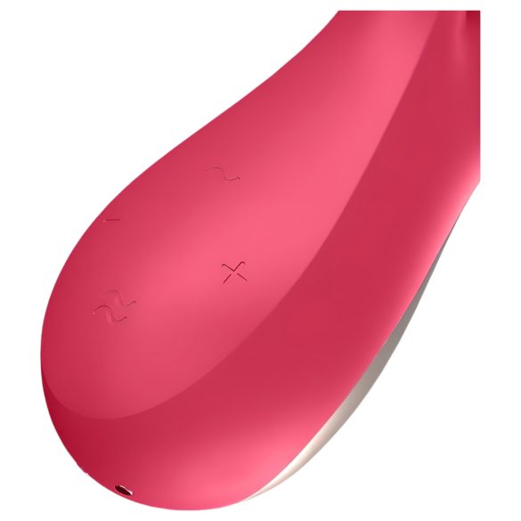 Satisfyer Mono Flex - älyvibraattori - vesitiivis - punainen