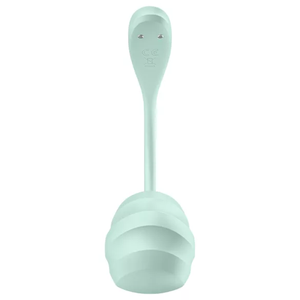 Satisfyer - vibraatiomuna älytoiminto - sileä pinta - vihreä