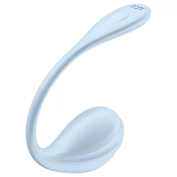 Satisfyer Smooth Petal - vibraatiomuna kaukosäätimellä - sininen