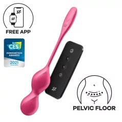   Satisfyer Love Birds 2 - Sovelluksella ohjattava värisevä geishakuula (pinkki)