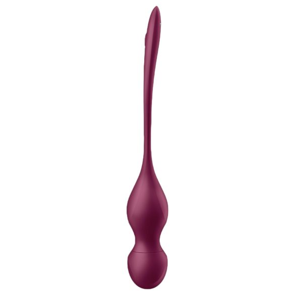 Satisfyer Love Birds Vary - älykkäät säädettävät geishakuulat - punainen