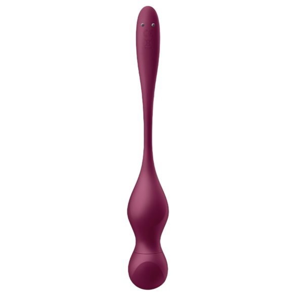 Satisfyer Love Birds Vary - älykkäät säädettävät geishakuulat - punainen