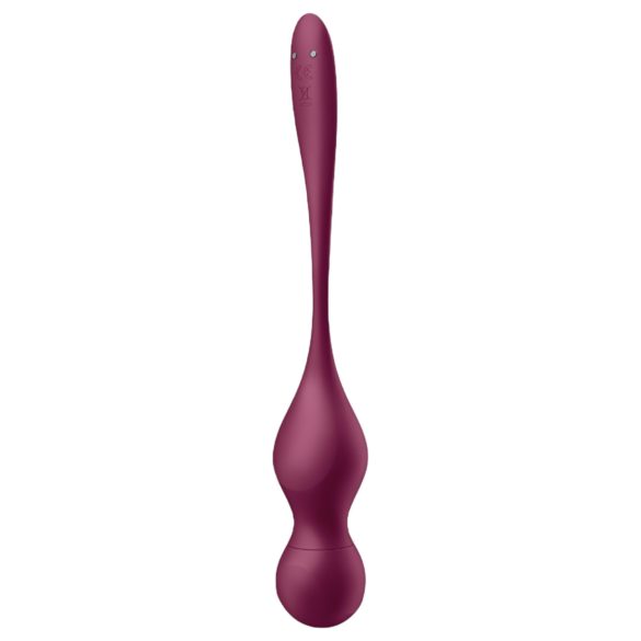 Satisfyer Love Birds Vary - älykkäät säädettävät geishakuulat - punainen