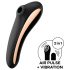 Satisfyer Dual Kiss - ladattava vagina- ja klitorisvibraattori (musta)