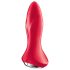 Satisfyer Rotator Plug 1 - helmiä anaalivibraattori (punainen)