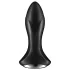Satisfyer - anustappi vibraattori gyöngykuvioitu - musta