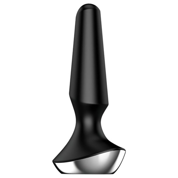 Satisfyer Plug-ilicious 2 - älykäs anaalivibraattori (musta)