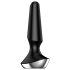Satisfyer Plug-ilicious 2 - älykäs anaalivibraattori (musta)