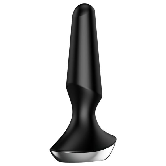 Satisfyer Plug-ilicious 2 - älykäs anaalivibraattori (musta)