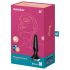 Satisfyer Plug-ilicious 2 - älykäs anaalivibraattori (musta)